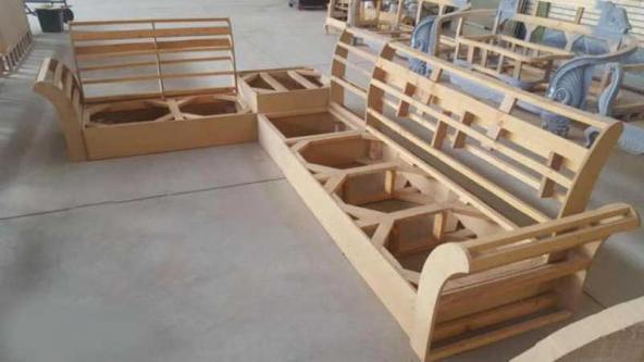 کارخانه تولید انواع چوب خام مبل بدون رنگ